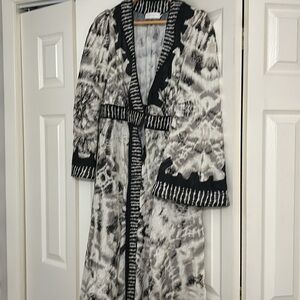 Stunning linen wrap dress